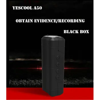 Yescool A50 8|16GB, Digitalni Diktafon pero dolge razdalje FM oddajnik Zvoka vklopi šifriranje podatkov Dictaphone Blackbox
